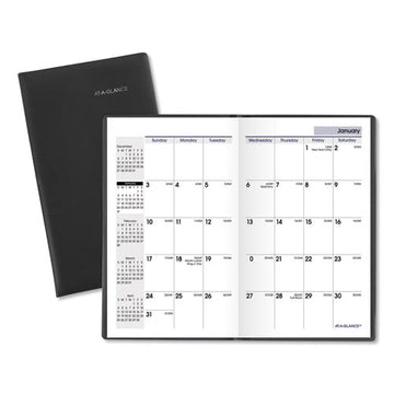 AT-A-GLANCE® Dayminder Pocket-sized Monthly Planner, Unruled Blocks, 6 X 3.5, Black Cover, 14-month (dec To Jan): 2021 To 2023 freeshipping - TVN Wholesale